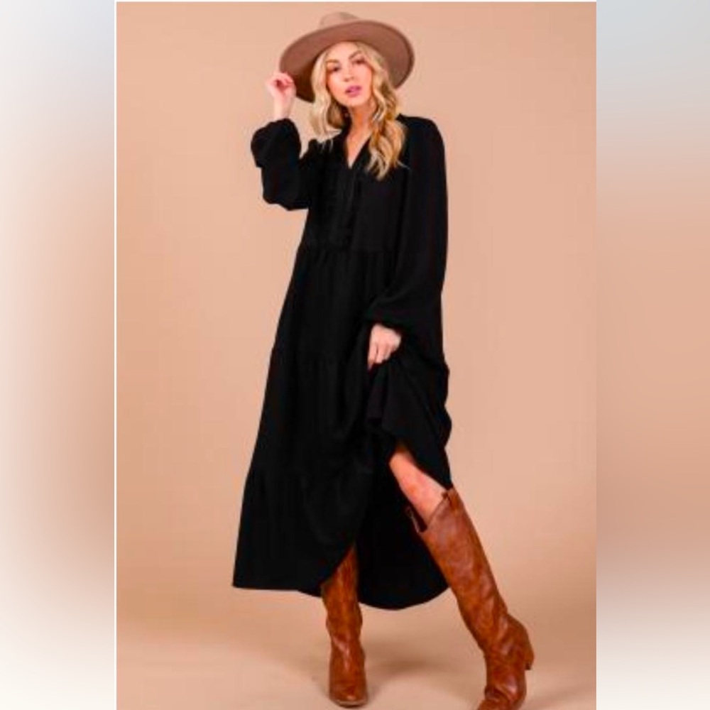 Prairie House Inspired Maxi Dress